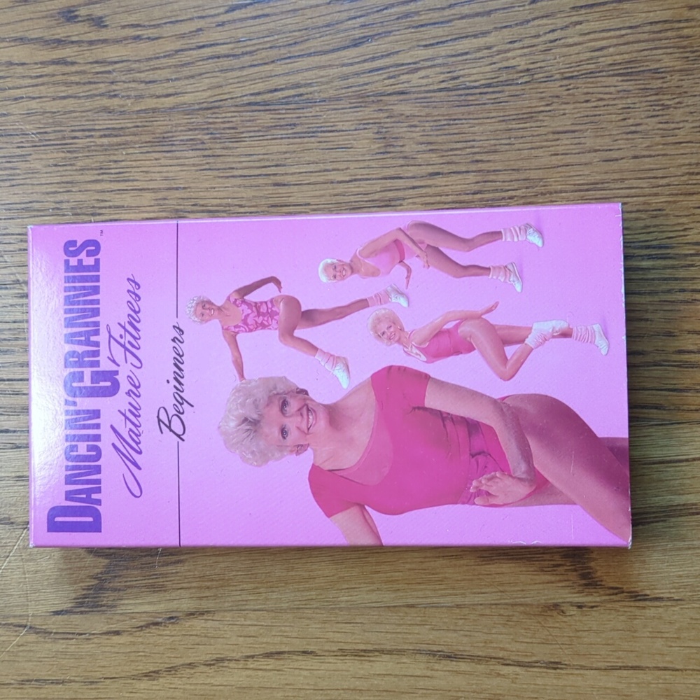 Vintage Dancin' Grannies Mature Fitness Beginners VHS Tape Workout Video